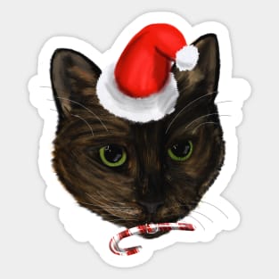 Christmas Cat Sticker